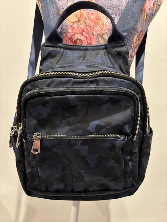 Sol and Selene Navy Camo nylon Mini Backpack main image 6